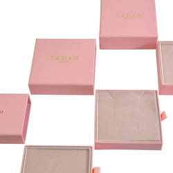 China Eco-friendly Drawer Paper Jewelry Box Recyclable Custom logo for Ring Necklace Bracelet Earring Packaging manufacturer