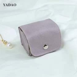 China Portable ring jewelry storage pouch with snap design - COPY - dppr5o fabricante