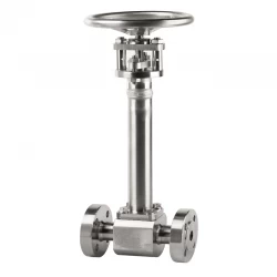 China Handle wheel operated DN20 PN16 ASTM B182 F304 forged hard seat  RF connection cryogenic globe valve manufacturer
