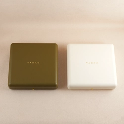 China 2026 New High Quality Pu Leather Jewelry Box Rounded Corners Buttoned for Ring Necklace Bracelet Earring Storage Packaging manufacturer