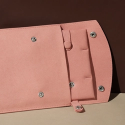 China YADAO High Quality Microfiber Jewelry Pouch with Necklace Storage Insert for Ring Necklace Bracelet Earring Packaging manufacturer