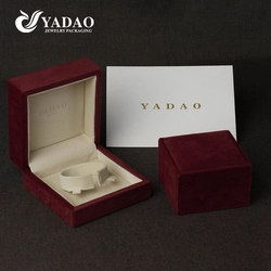 China YADAO 2026 New High Quality Red Velvet Jewelry Box Set Custom logo Pendant Earrings Necklaces Wholesale Luxury Gift Packaging manufacturer