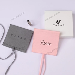 Cina Busta in microfibra in grigio e rosa produttore