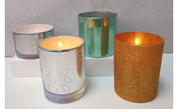 Hot Candlestick titulaire, bougie en verre de mercure Fournisseur en Chine