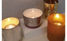Verre votive en verre de mercure, bougeoir en verre pour le mariage