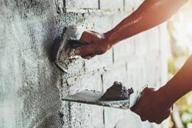 Is the less water used for plastering mortar, the better?
