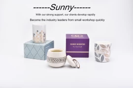 Sunny Verrerware est le bon choix pour vous d\'envoyer des pots de bougies de luxe à vos amis et à vos parents pendant le festival de la mi-automne