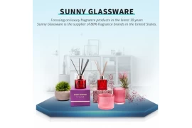 Kina Sunny stakleni svijećnjak predstavljanje i proizvodnja daje vam svijet kristalnog stakla proizvođač