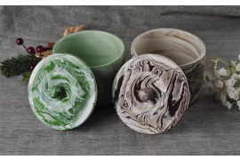 How did ceramic candlestick evolve?