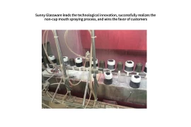 Sunny Glassware leads the technological innovation, successfully realizes the non-cup mouth spraying