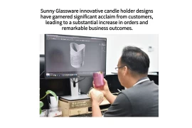 Sunny Glassware innovative candle holder designs have garnered significant acclaim from customers
