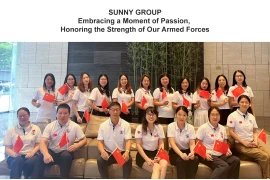 SUNNY GROUP | Embracing a Moment of Passion, Honoring the Strength of Our Armed Forces