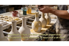 From Doubt to Trust: The Story Behind an Urgent Order Documenting Sunny Glassware 24 Hours with a UK Client