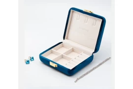 new style wooden jewelry storage lock design small carry case bag
