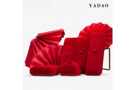YADAO red jewelry box set with ring earring necklace braceket box