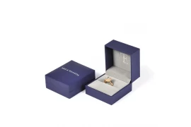 Popular Seller Velvet Jewelry Box Paper Box Grey Insert Pad Ring Pendant Packaging