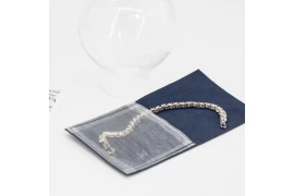 Fashion Jewelry Pouch Earrings Ring Flap Gauze Pouch