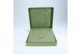 Custom Green leather big set box