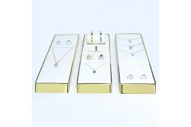 Electroplated Gold Color Jewelry Display Tray