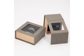 Jewelry Paper Box  with Transparent Windows