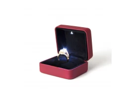 Pu Leather Light Jewelry Box