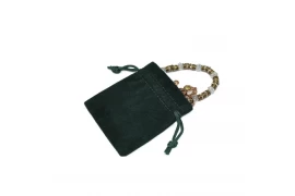 Luxury Green Jewelry Pouch