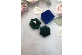 Square Hexagon Ring Box