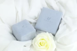 Granular Velvet Jewelry Box
