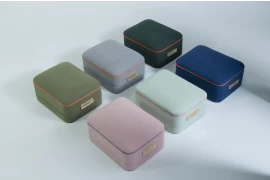 Colorful Microfiber Box for Jewelry