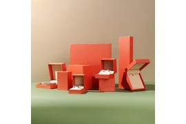 Bộ sưu tập hộp trang sức màu cam: Nâng cao trải nghiệm mở hộp