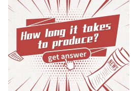 How long does it take to produce a pouch?