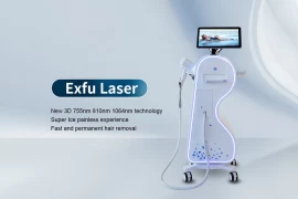 China EXFU laser hair removal 3 wave diode laser 755 808 1064 laser hair removal machine manufacturer