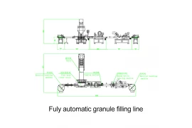 Fully automatic granule tea filling line