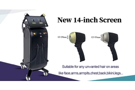New 14 inches 4K screen laser hair removal machine unveiled