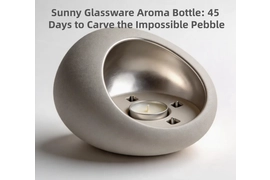 Sunny Glassware Aroma Bottle: 45 Days to Carve the Impossible Pebble