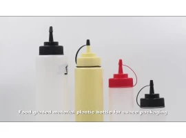Bottiglia per salsa di spremitura LDPE