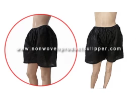 China Sewn Black Disposable Non Woven Boxer manufacturer