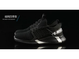 China Super light weight fashionable men sneakers safety shoes manufacturer