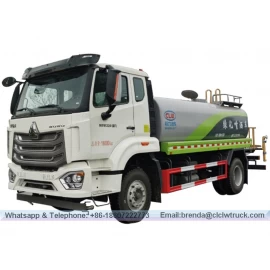 الصين Howo 15m³ شاحنة رشاش الصانع