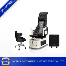 China Fornecedores de cadeiras de design de pedicure de luxo à prova de acetona com encosto alto Queen DS-P1206 fabricante