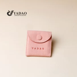 China Private Label Pink Soft Jewelry Pouches - Custom Size/Color for Wholesale Business manufacturer