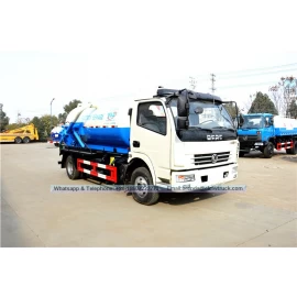 Tsina 4-12cbm Sludge Pagtapon ng Fecal Truck Septic Sewer Cleaning Jetting Tank Truck Vacuum Sewage Suction Truck Manufacturer