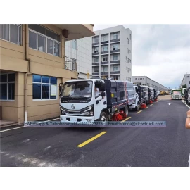 China 5ton Road Sweeper Truck, Harga Trak Penyapu Jalan pengilang