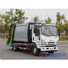 porcelana Isuzu 5-8M3 Camina de basura de compresión, proveedor de camiones de basura de porcelana fabricante