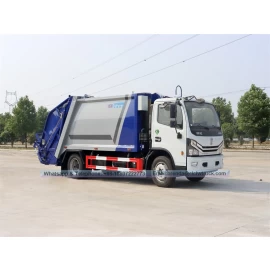 Tsina Dongfeng 5-7M3 Compression Garbage Truck (Awtomatikong at Manu-manong Control System) Manufacturer