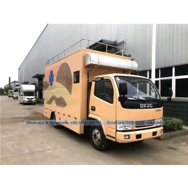 ประเทศจีน DongFeng ยี่ห้อ / รุ่น / มือถือไอศกรีมรถบรรทุก รถบรรทุกอาหารขายแฟชั่น ผู้ผลิต