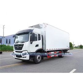 China Dongfeng 12-16 TON refrigerator frozen fish transport truck manufacturer