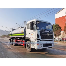 porcelana Proveedor de camiones de agua Dongfeng de 25000 litros en venta China, 6x4 25cbm camión de tanque de agua fabricante