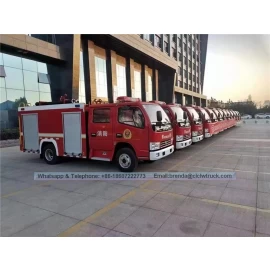 China Dongfeng 4000Liter fire truck supplier china,4X2 4CBM water tank fire fighting truck manufacturer manufacturer
