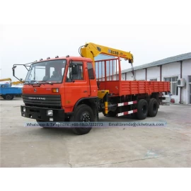 الصين Dongfeng 6x4 8000kgs Boom Truck Mounted Crane, 8 tons Arm Crane Truck الصانع